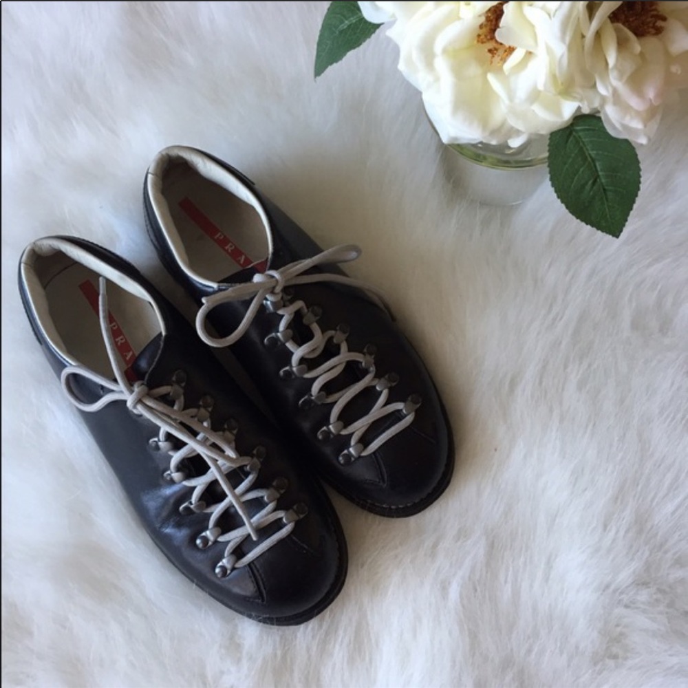 Authentic PRADA Combat Shoes